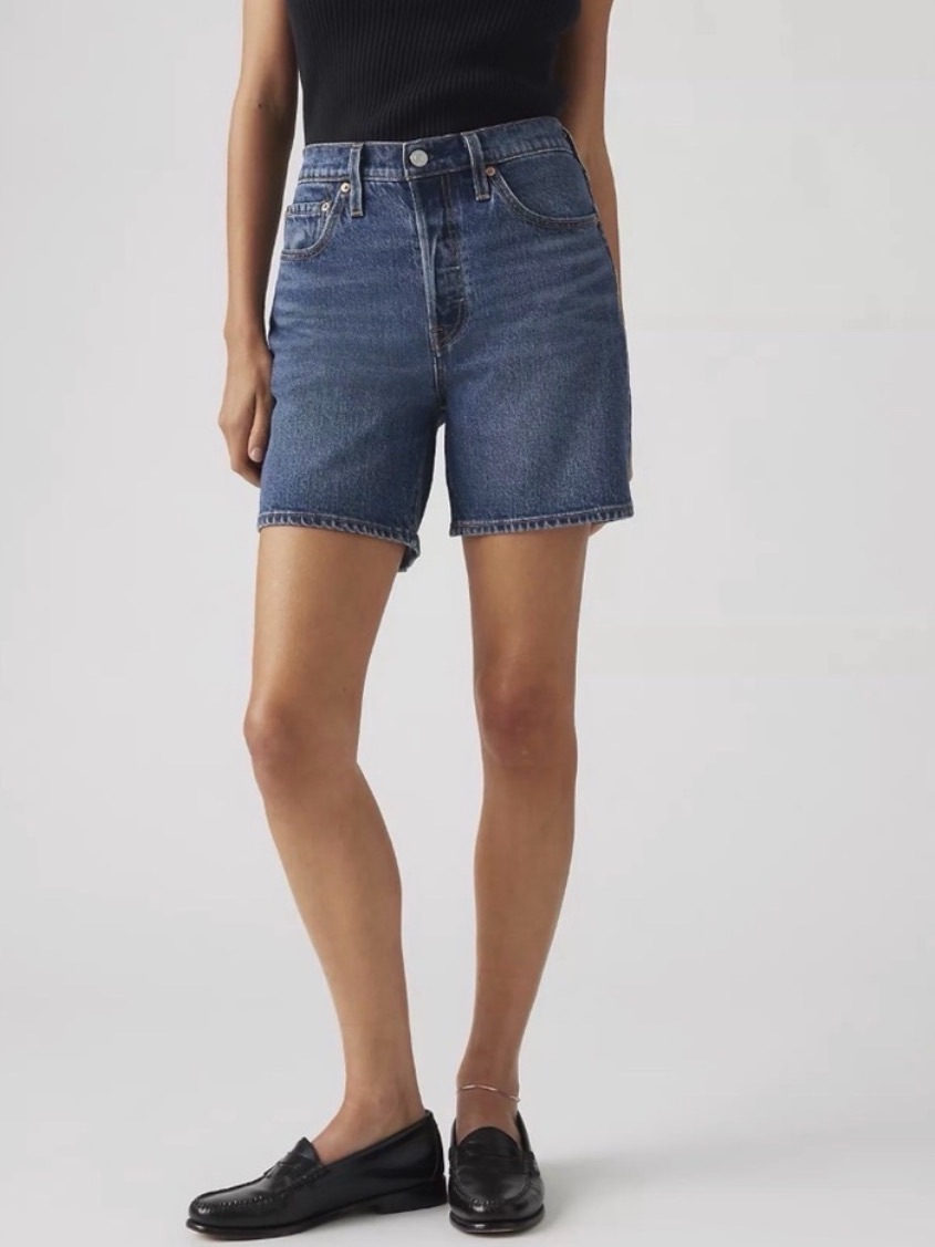 Levi’s 501 Button Fly Denim Shorts Size 29